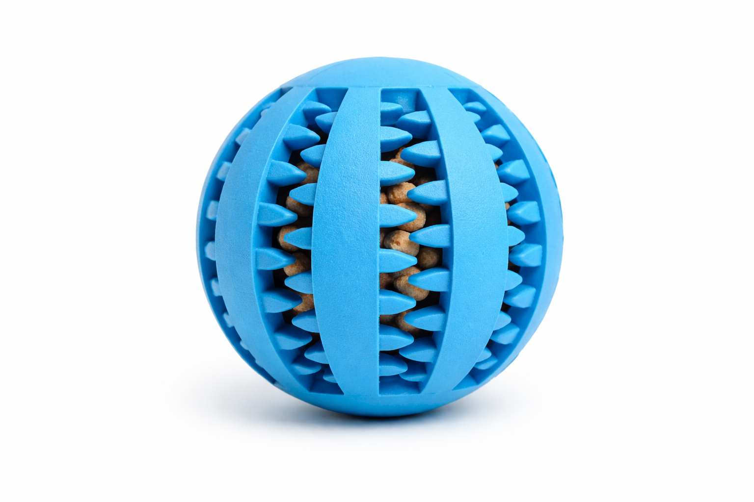 Dog Treat Dispensing Ball Toy – Interactive Puzzle Feeder for Small Dogs