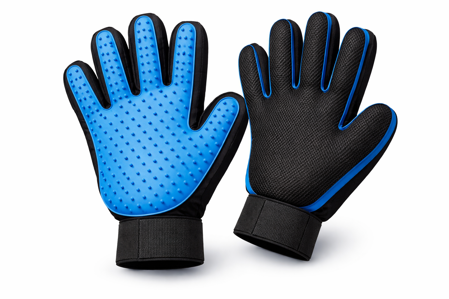 Pet Grooming Glove Brush – Dog & Cat Deshedding Hair Remover